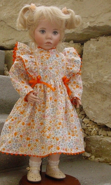 Rüschenkleid Michi Bastelset